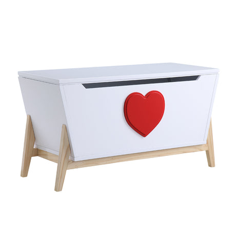 Padma White & Red Youth Chest