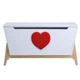 Padma White & Red Youth Chest