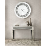 Noralie Mirrored & Faux Diamonds Wall Clock