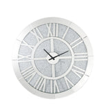Nowles Mirrored & Faux Diamonds Wall Clock