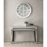 Nowles Mirrored & Faux Diamonds Wall Clock