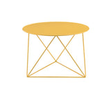Epidia Yellow Finish Accent Table