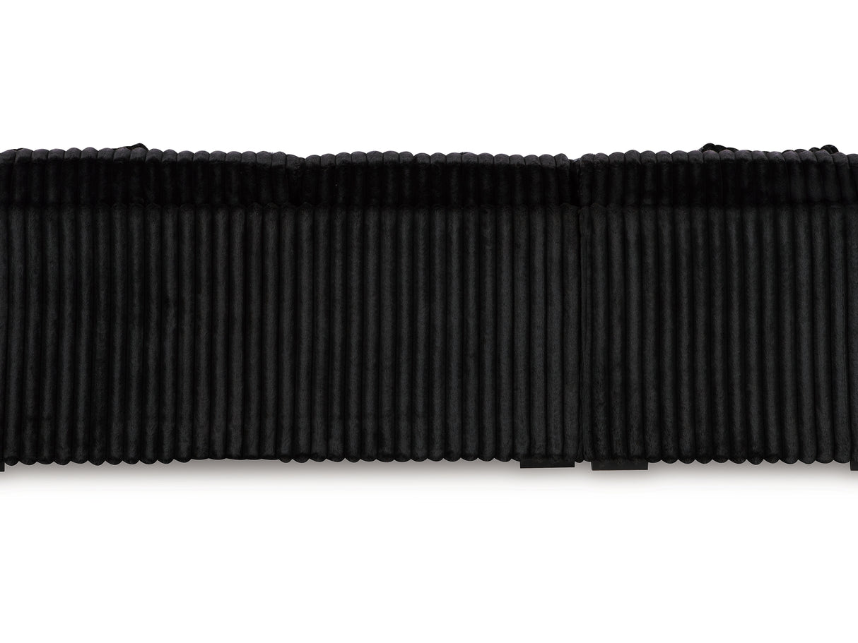 Midnight-Madness Onyx 2-Piece Left-Arm Facing Sectional Sofa With Chaise