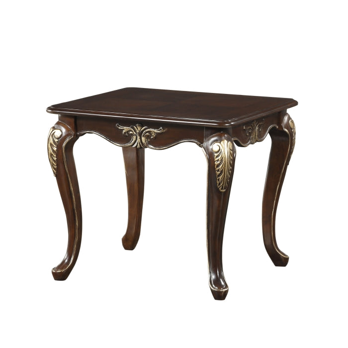 Croydon Brown Wood End Table