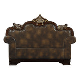Croydon Exposed Wood Feet With Brown Love Seat