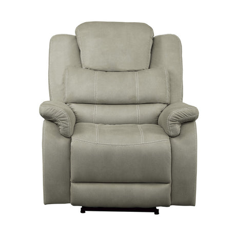Shola Gray Power Reclining Chair With Power Headrest And Usb Port