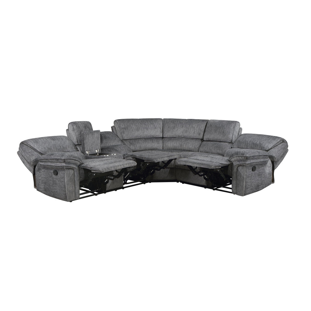 Muirfield 3-Piece Reclining Sectional With Left Console