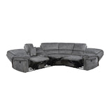 Muirfield 3-Piece Reclining Sectional With Left Console