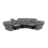 Muirfield 3-Piece Reclining Sectional With Left Console