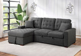 Mccafferty 2-Piece Sectional With Pull-Out Bed And Left Chaise Hidden Storage