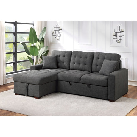 Mccafferty 2-Piece Sectional With Pull-Out Bed And Left Chaise Hidden Storage