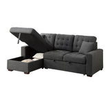 Mccafferty 2-Piece Sectional With Pull-Out Bed And Left Chaise Hidden Storage