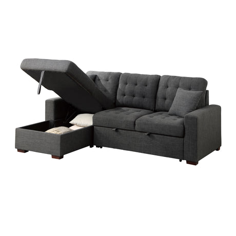 Mccafferty 2-Piece Sectional With Pull-Out Bed And Left Chaise Hidden Storage