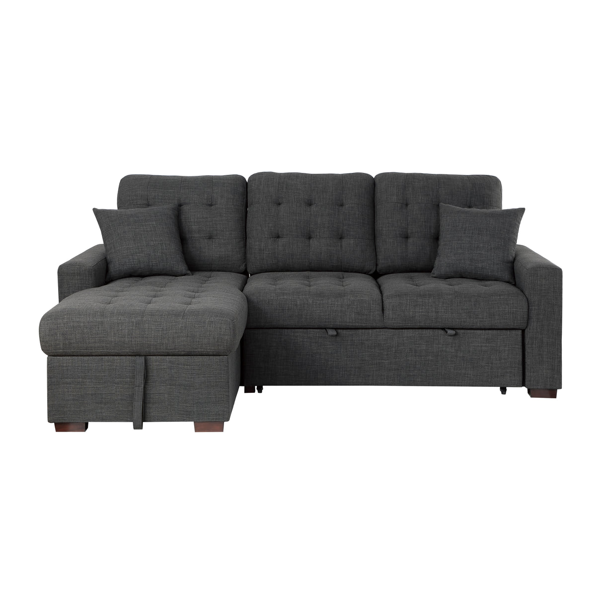Mccafferty 2-Piece Sectional With Pull-Out Bed And Left Chaise Hidden Storage