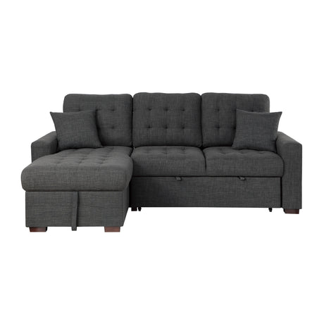 Mccafferty 2-Piece Sectional With Pull-Out Bed And Left Chaise Hidden Storage