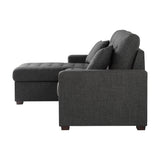 Mccafferty 2-Piece Sectional With Pull-Out Bed And Left Chaise Hidden Storage