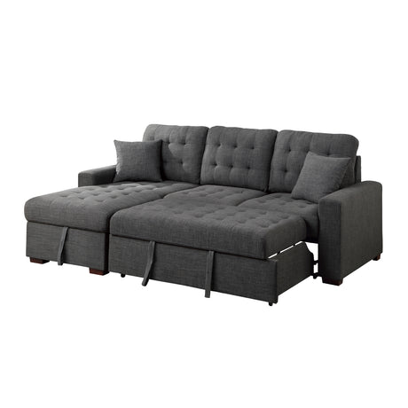 Mccafferty 2-Piece Sectional With Pull-Out Bed And Left Chaise Hidden Storage