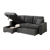 Mccafferty 2-Piece Sectional With Pull-Out Bed And Left Chaise Hidden Storage