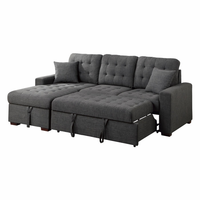 Mccafferty 2-Piece Sectional With Pull-Out Bed And Left Chaise Hidden Storage