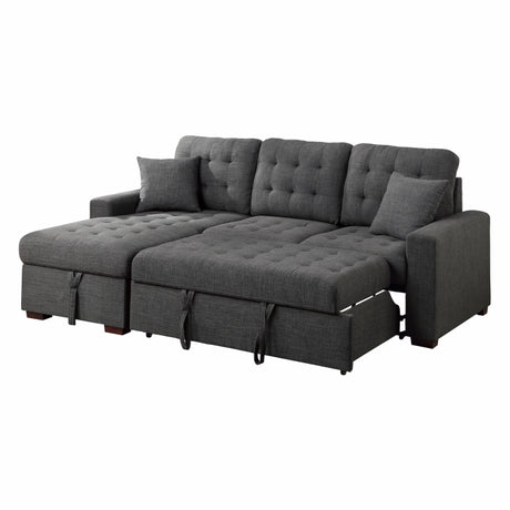Mccafferty 2-Piece Sectional With Pull-Out Bed And Left Chaise Hidden Storage
