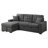 Mccafferty 2-Piece Sectional With Pull-Out Bed And Left Chaise Hidden Storage