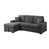 Mccafferty 2-Piece Sectional With Pull-Out Bed And Left Chaise Hidden Storage