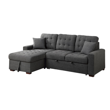 Mccafferty 2-Piece Sectional With Pull-Out Bed And Left Chaise Hidden Storage