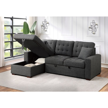 Mccafferty 2-Piece Sectional With Pull-Out Bed And Left Chaise Hidden Storage