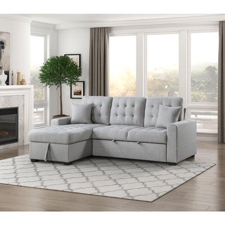 Mccafferty 2-Piece Sectional With Pull-Out Bed And Left Chaise Hidden Storage