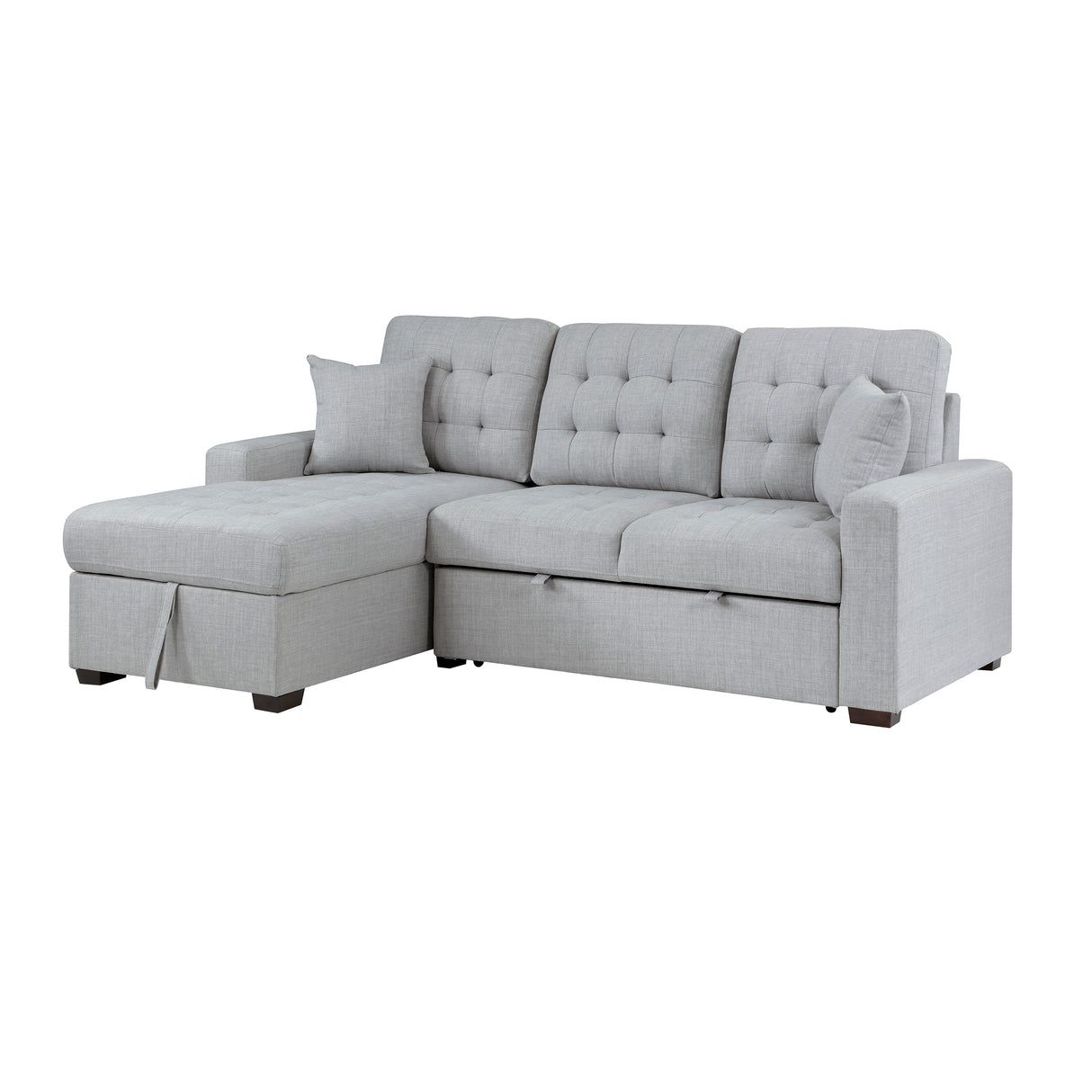 Mccafferty 2-Piece Sectional With Pull-Out Bed And Left Chaise Hidden Storage