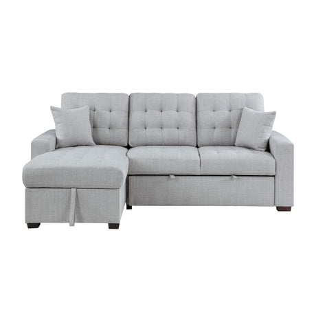 Mccafferty 2-Piece Sectional With Pull-Out Bed And Left Chaise Hidden Storage