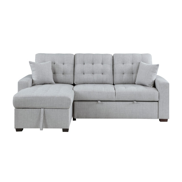 Mccafferty 2-Piece Sectional With Pull-Out Bed And Left Chaise Hidden Storage