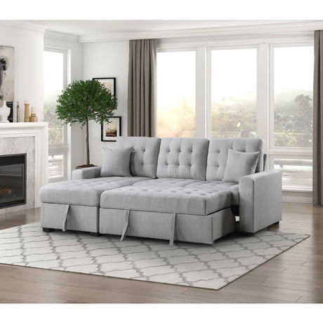 Mccafferty 2-Piece Sectional With Pull-Out Bed And Left Chaise Hidden Storage