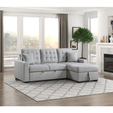 Mccafferty 2-Piece Sectional With Pull-Out Bed And Right Chaise Hidden Storage