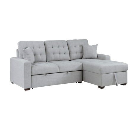 Mccafferty 2-Piece Sectional With Pull-Out Bed And Right Chaise Hidden Storage