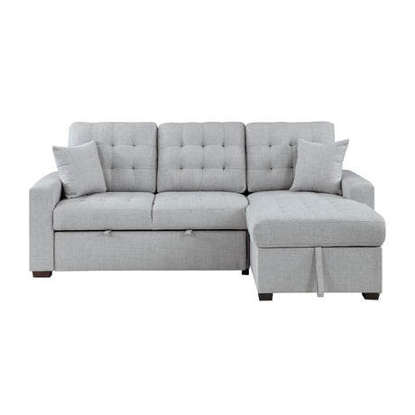 Mccafferty 2-Piece Sectional With Pull-Out Bed And Right Chaise Hidden Storage