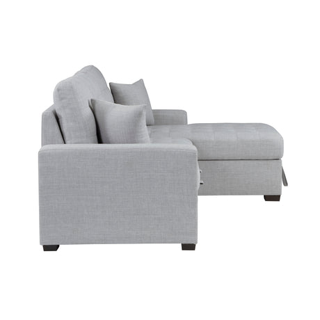Mccafferty 2-Piece Sectional With Pull-Out Bed And Right Chaise Hidden Storage