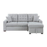 Mccafferty 2-Piece Sectional With Pull-Out Bed And Right Chaise Hidden Storage