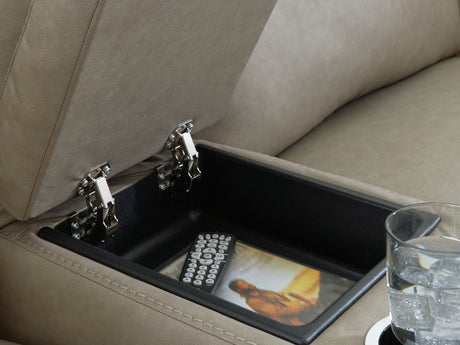 Narwhal Place 6-Piece Reclining Sectional with Storage Console