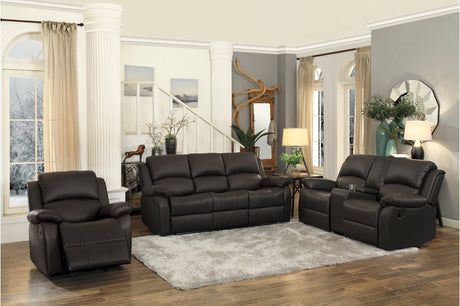Clarkdale Dark Brown Living Room Set