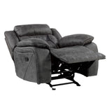 Madrona Hill Gray Glider Reclining Chair