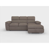 Ferriday 2-Piece Sectional With Adjustable Headrests, Pull-Out Bed And Right Chaise Hidden Storage