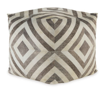 Hartselle Brown Pouf