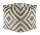 Hartselle Brown Pouf