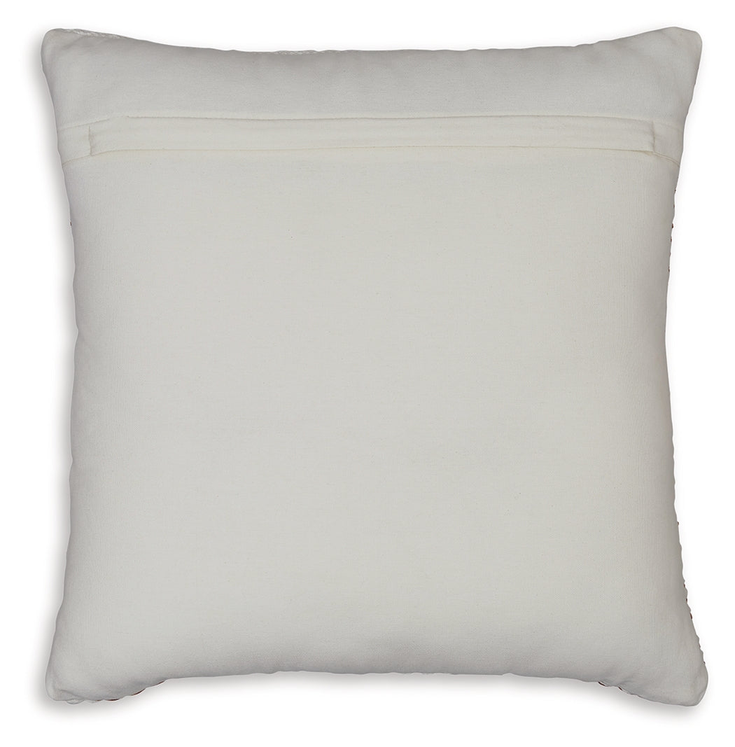 Nashlin White/Rust Pillow (Set Of 4)