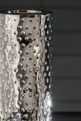 Marisa Silver Finish Candle Holder (Set Of 3)