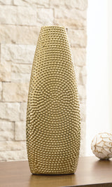 Efim Gold Finish Vase