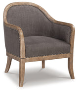 Engineer Brown Accent Chair