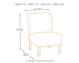 Triptis Gray/Tan Accent Chair