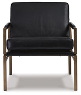 Puckman Black Accent Chair